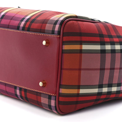 Burberry Horseferry Check Canterbury Tote Red Multicolor 12 of 12