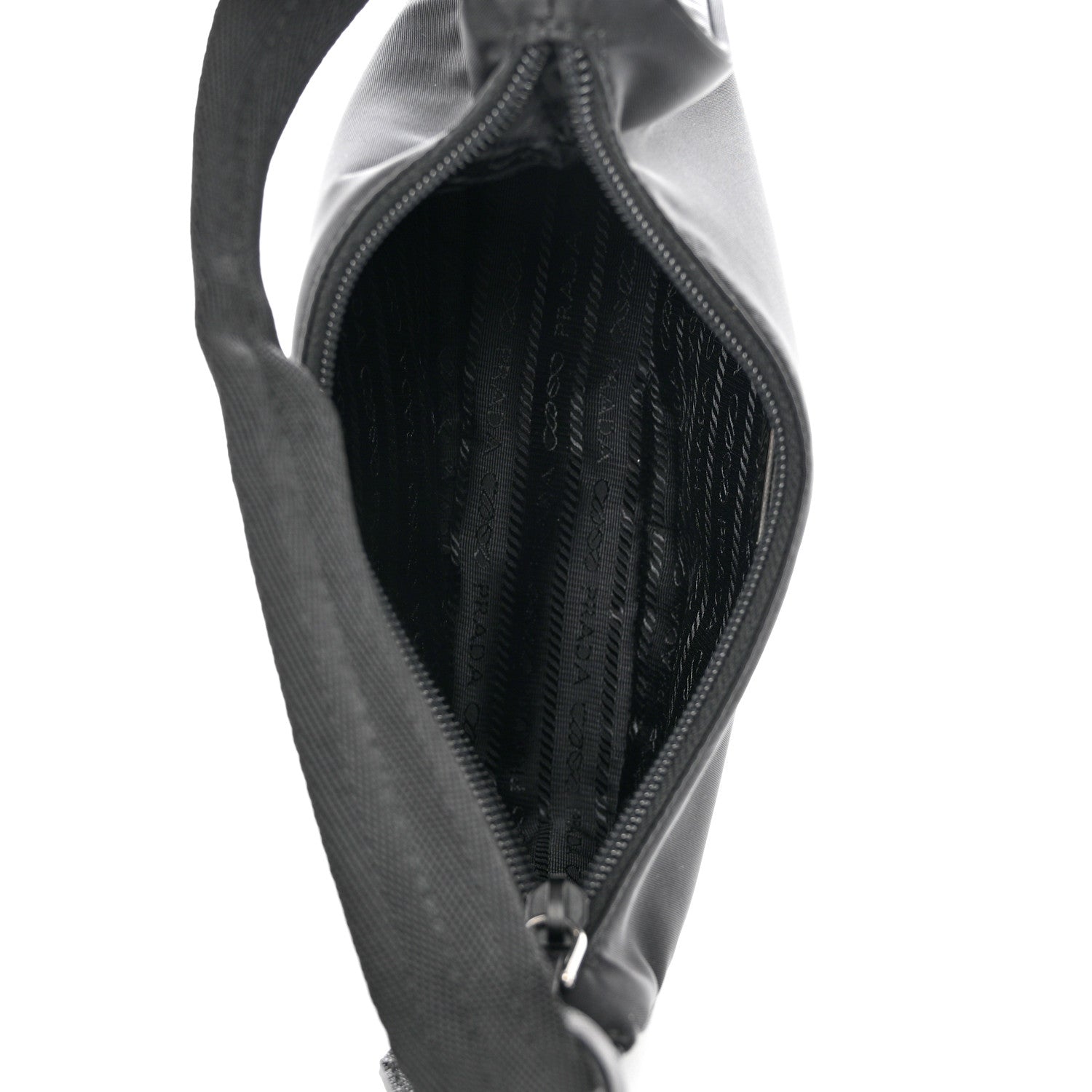 Prada Tessuto Nylon Mini Re-Edition 2000 Bag Black 5 of 11