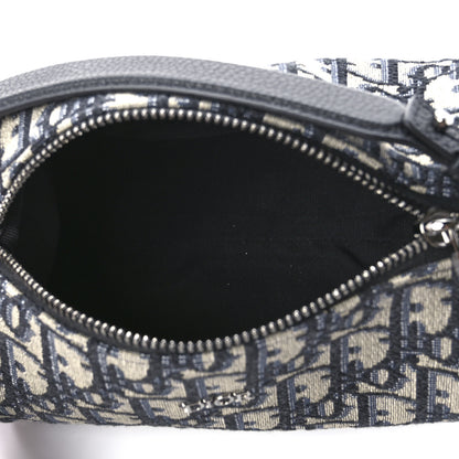 Christian Dior Oblique Mini Roller Messenger Bag Blue 5 of 10