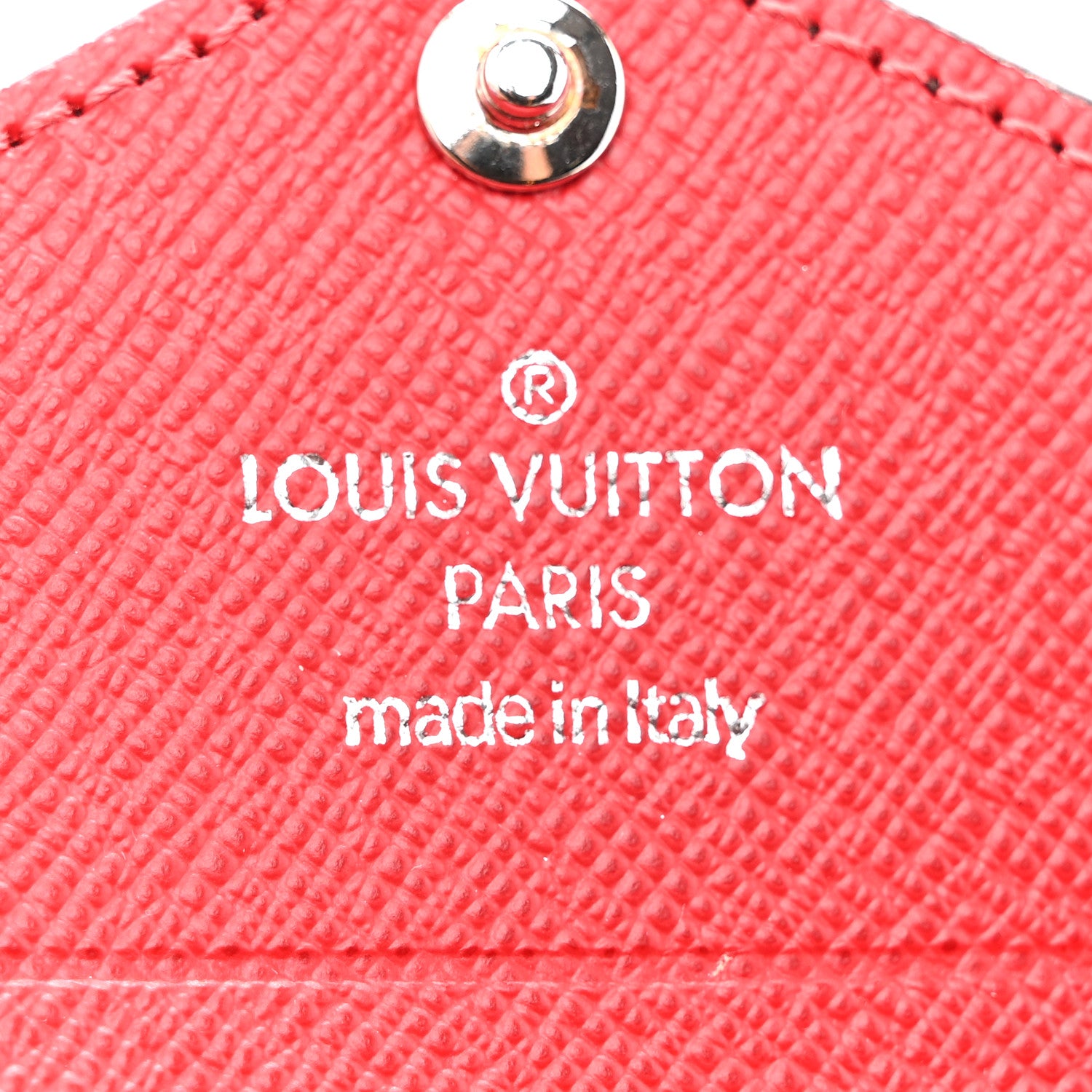 Louis Vuitton Monogram LV Colormania Kirigami Card Holder Sari Red 8 of 10