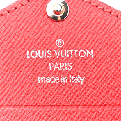 Louis Vuitton Monogram LV Colormania Kirigami Card Holder Sari Red 8 of 10