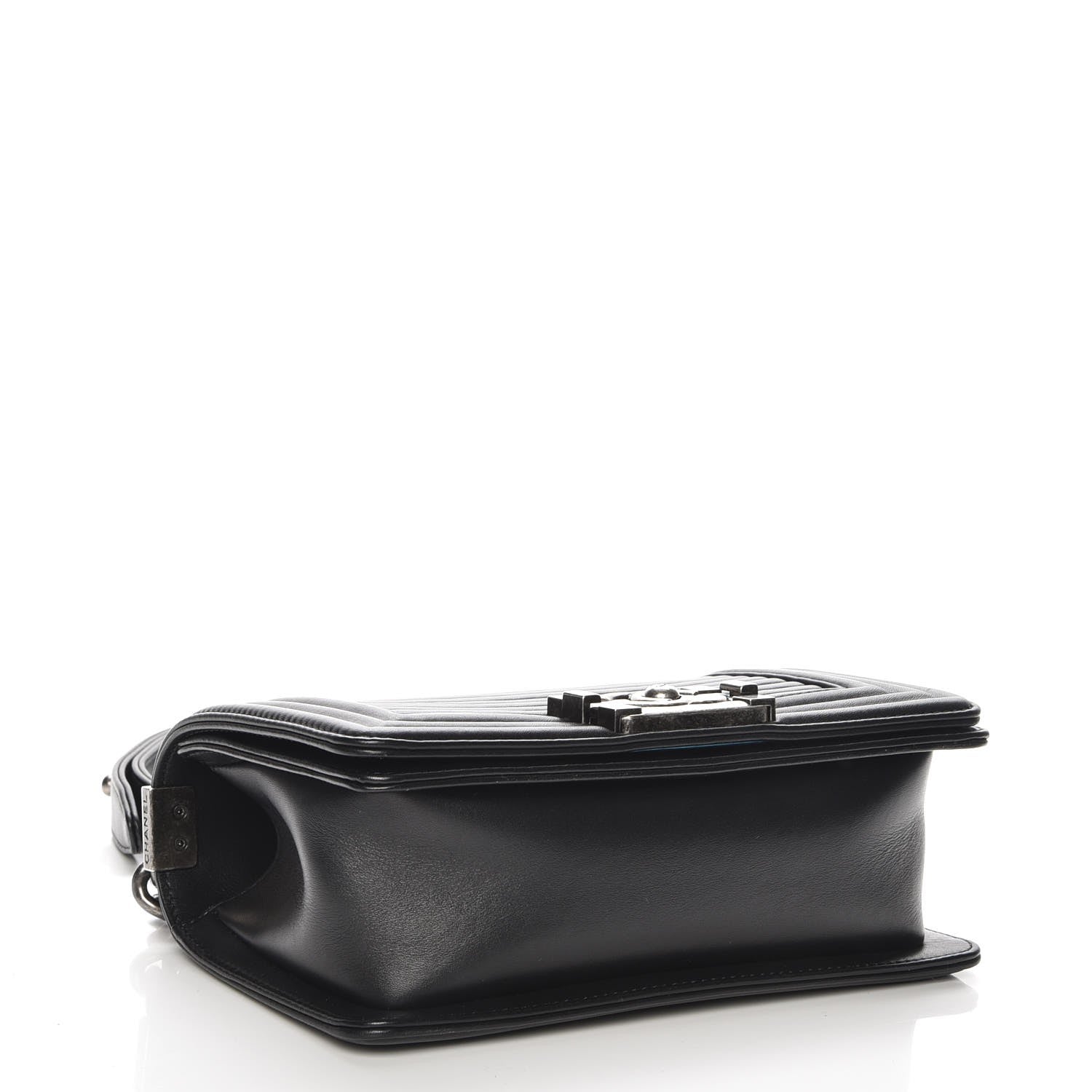 Chanel Calfskin Horizontal Quilted Small Boy Flap Black 4 of 10