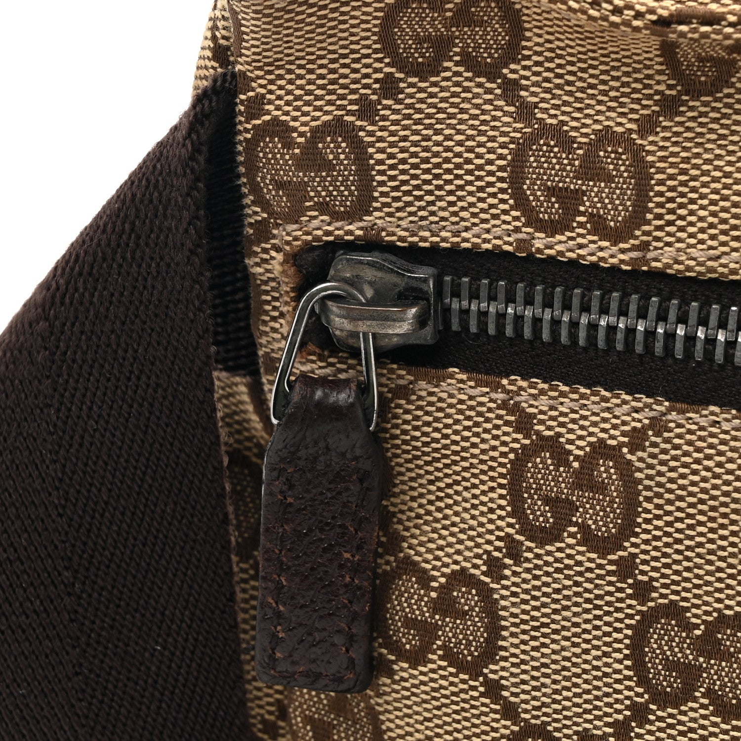 Gucci GG Monogram Double Pocket Belt Bag Dark Brown 13 of 13