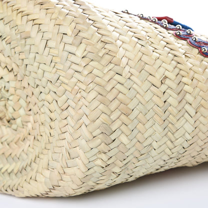 Dolce & Gabbana Woven Raffia Kendra Logo Tote Multicolor 8 of 8