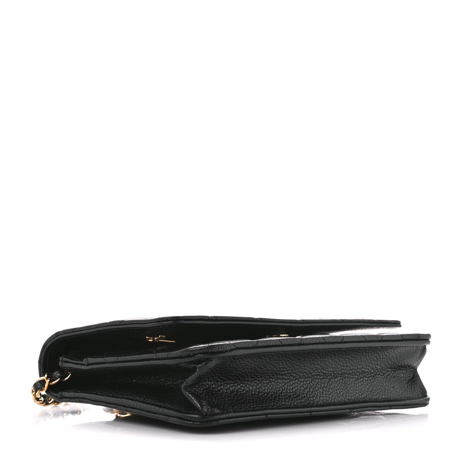 Chanel Caviar Quilted Wallet on Chain WOC Black 4 of 12