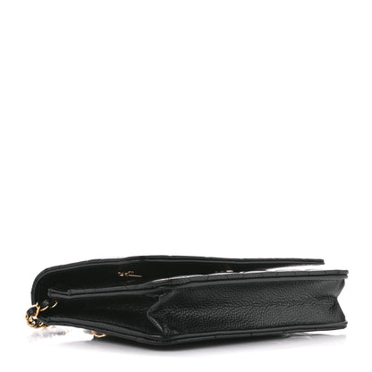 Chanel Caviar Quilted Wallet on Chain WOC Black 4 of 12