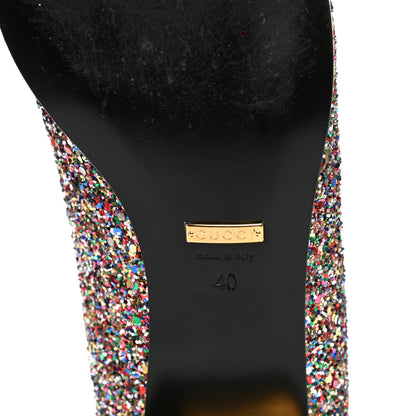 Gucci Crystal Horsebit Lovelight Ballet Flats 40 Multicolor 6 of 8