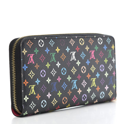 Louis Vuitton Monogram Multicolor Zippy Wallet Black Grenade 3 of 8