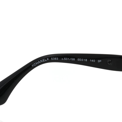 Chanel Square Winter Polarized Sunglasses 5383 Black 5 of 7