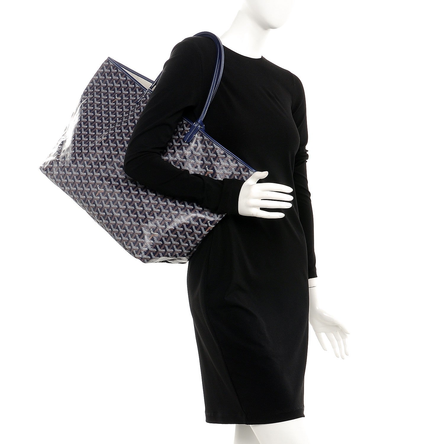Goyard Goyardine Saint Louis GM Navy 2 of 7