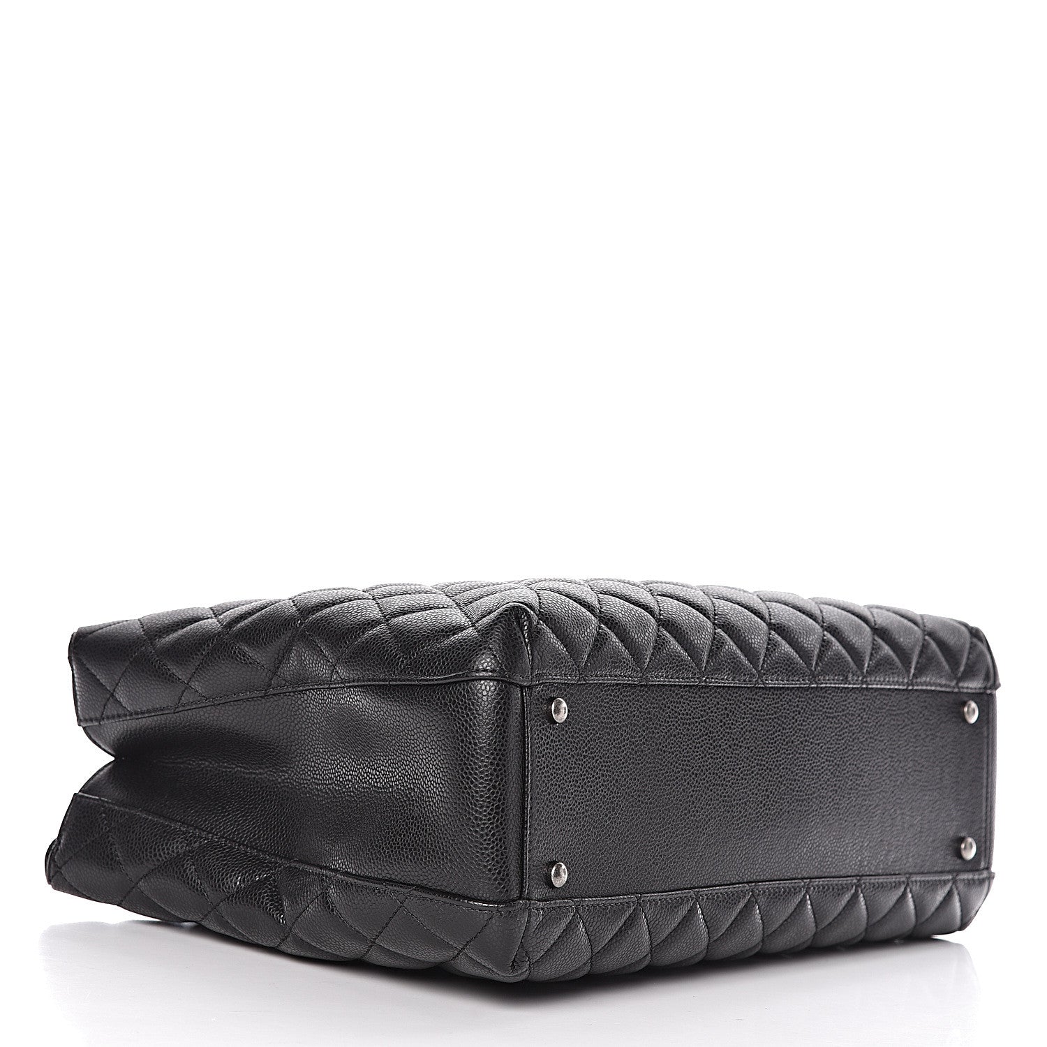 Chanel Caviar Quilted City Shopping Tote Black 4 of 10