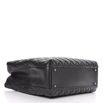 Chanel Caviar Quilted City Shopping Tote Black 4 of 10