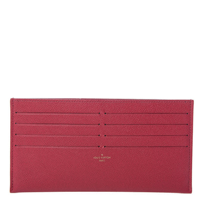 Louis Vuitton Calfskin Felicie Card Holder Insert Fuchsia 1 of 6