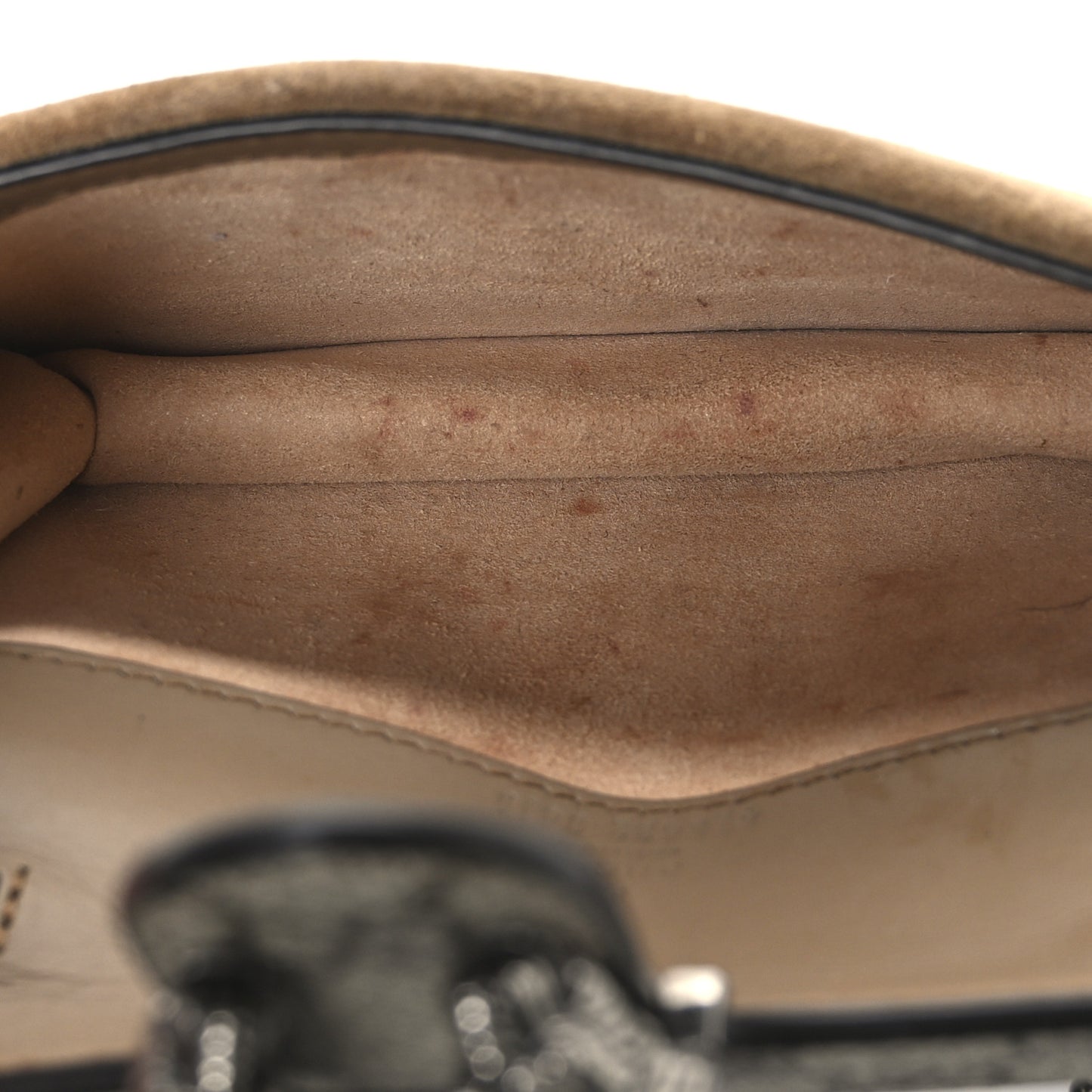 GG Supreme Monogram Super Mini Dionysus Shoulder Bag Taupe