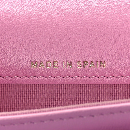 Chanel Lambskin Quilted Chanel 19 Flap Card Holder Pink 7 of 11
