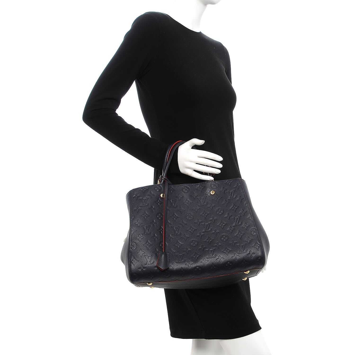 Louis Vuitton Empreinte Montaigne GM Marine Rouge 3 of 6