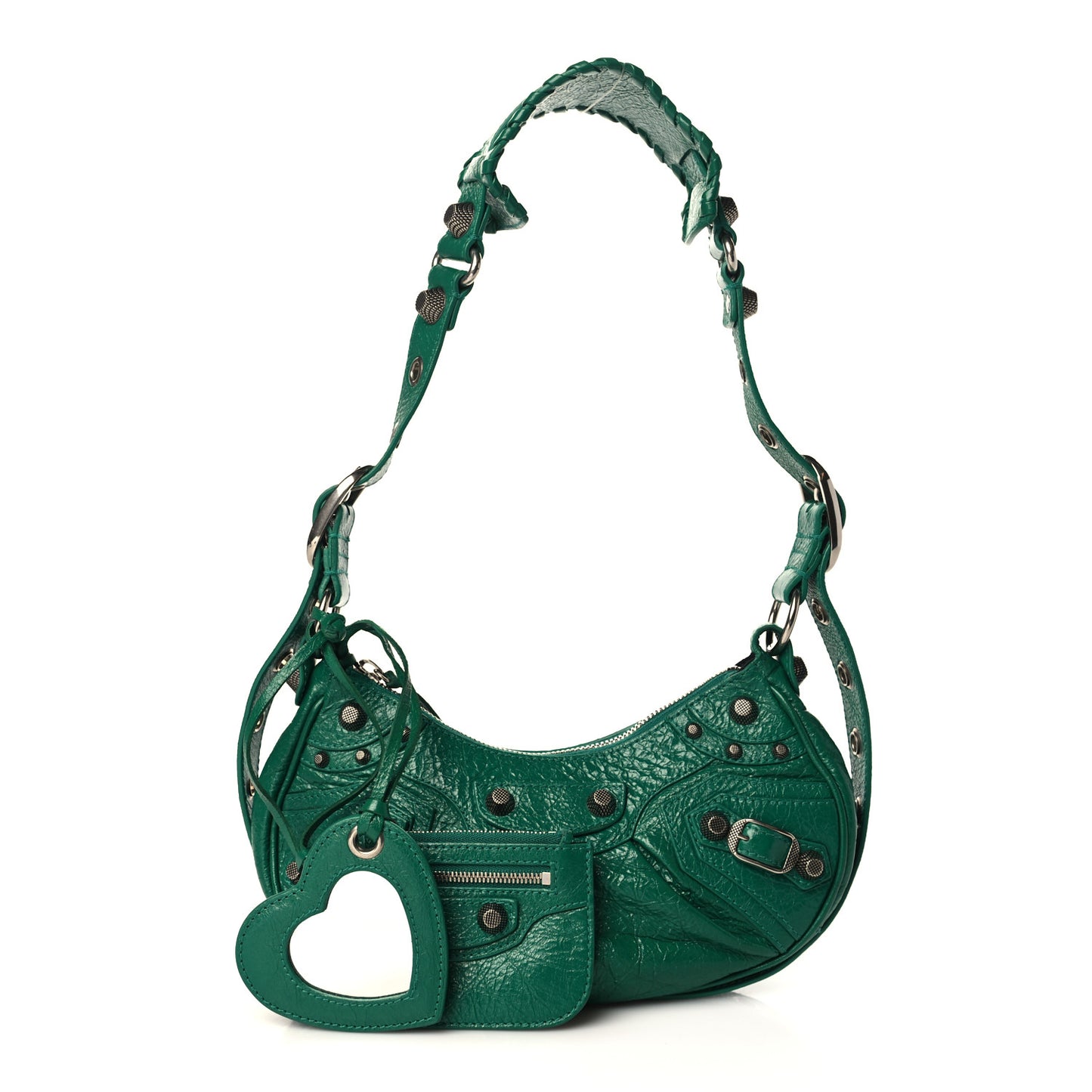 Agneau Arena XS Le Cagole Shoulder Bag Jade