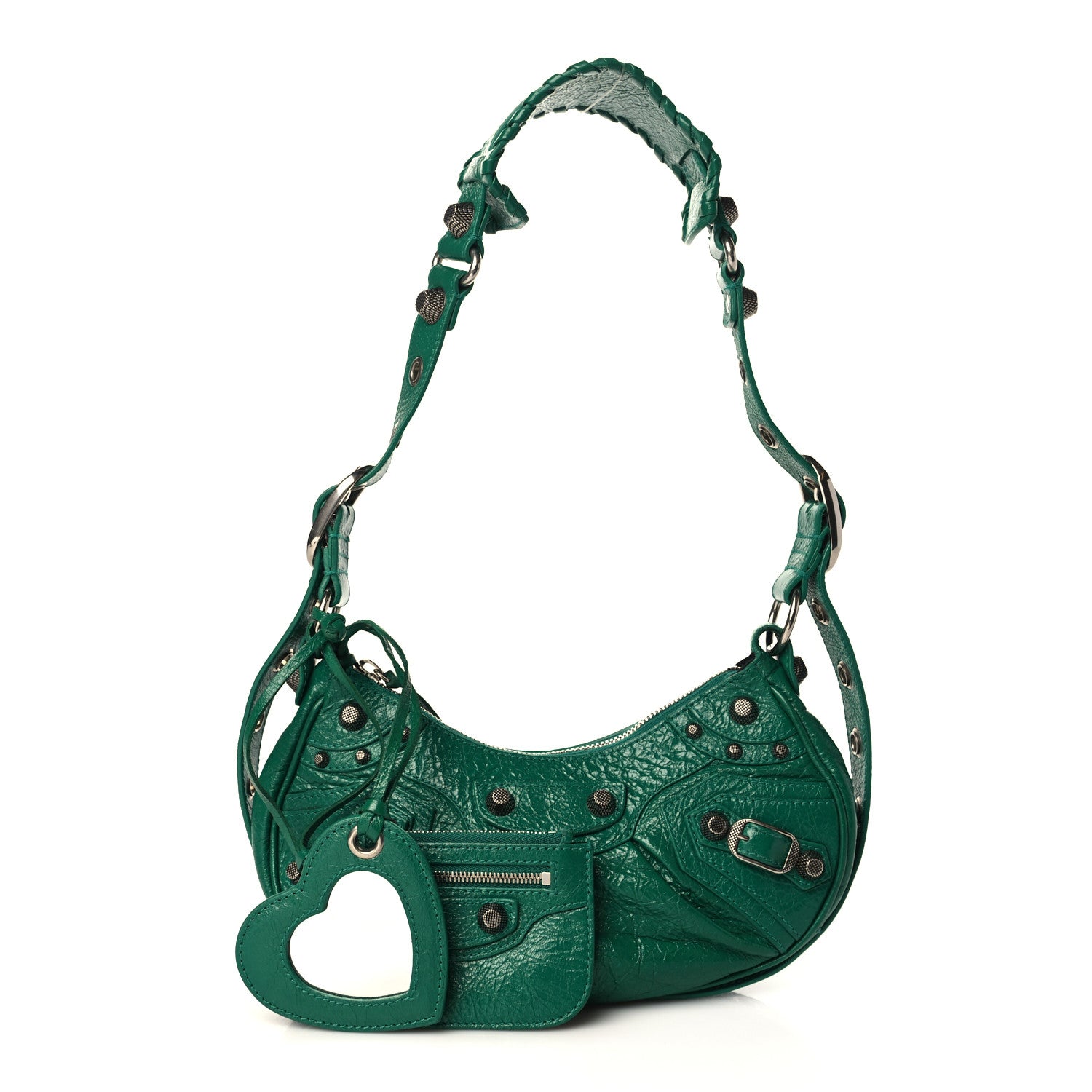 Balenciaga Agneau Arena XS Le Cagole Shoulder Bag Jade 1 of 9