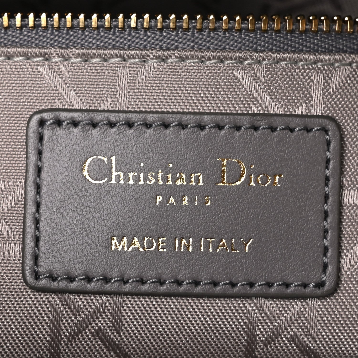 Christian Dior Lambskin Cannage Small My ABCDior Lady Dior Grey 5 of 10
