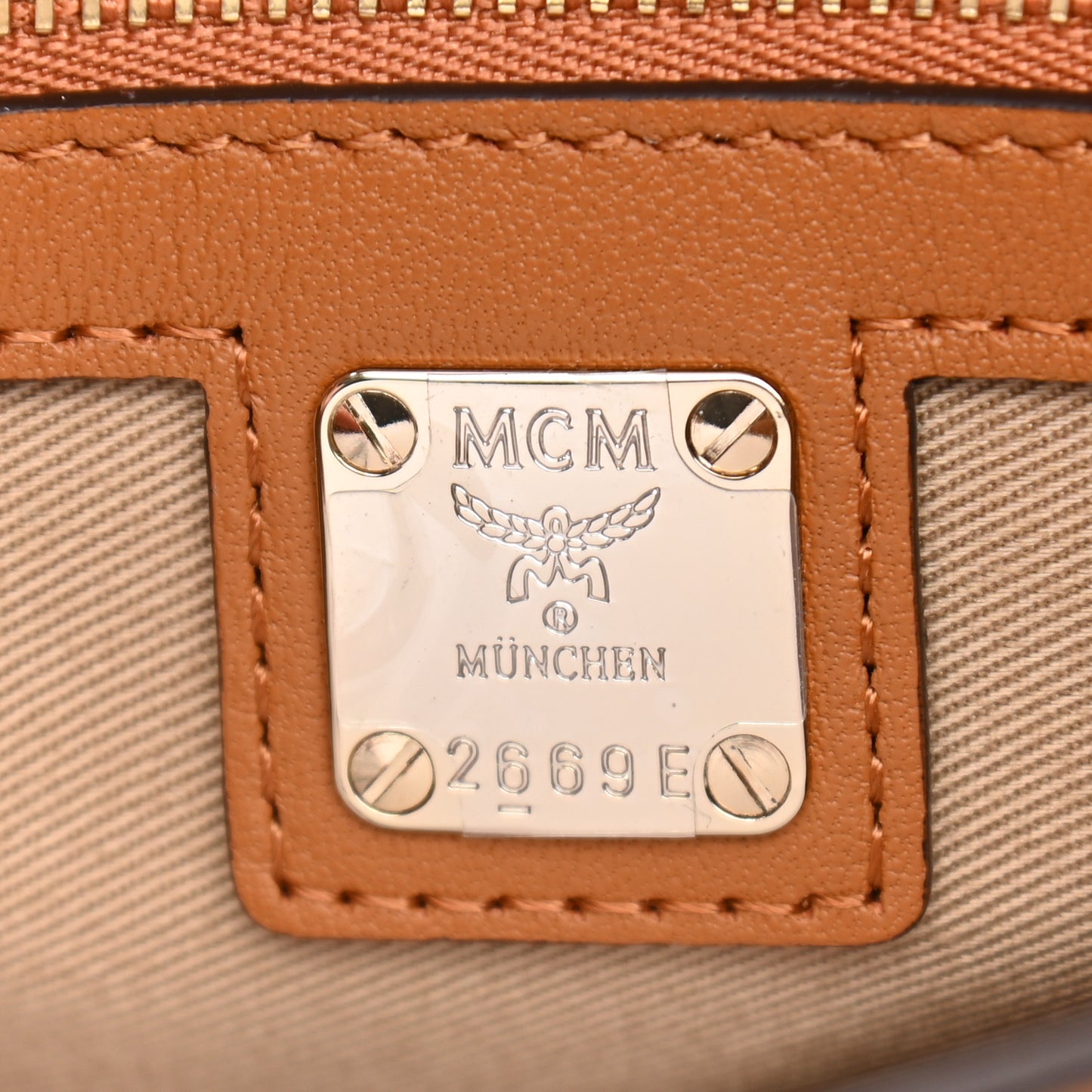 Metallic Visetos Medium Millie Crossbody Bag Berlin Gold