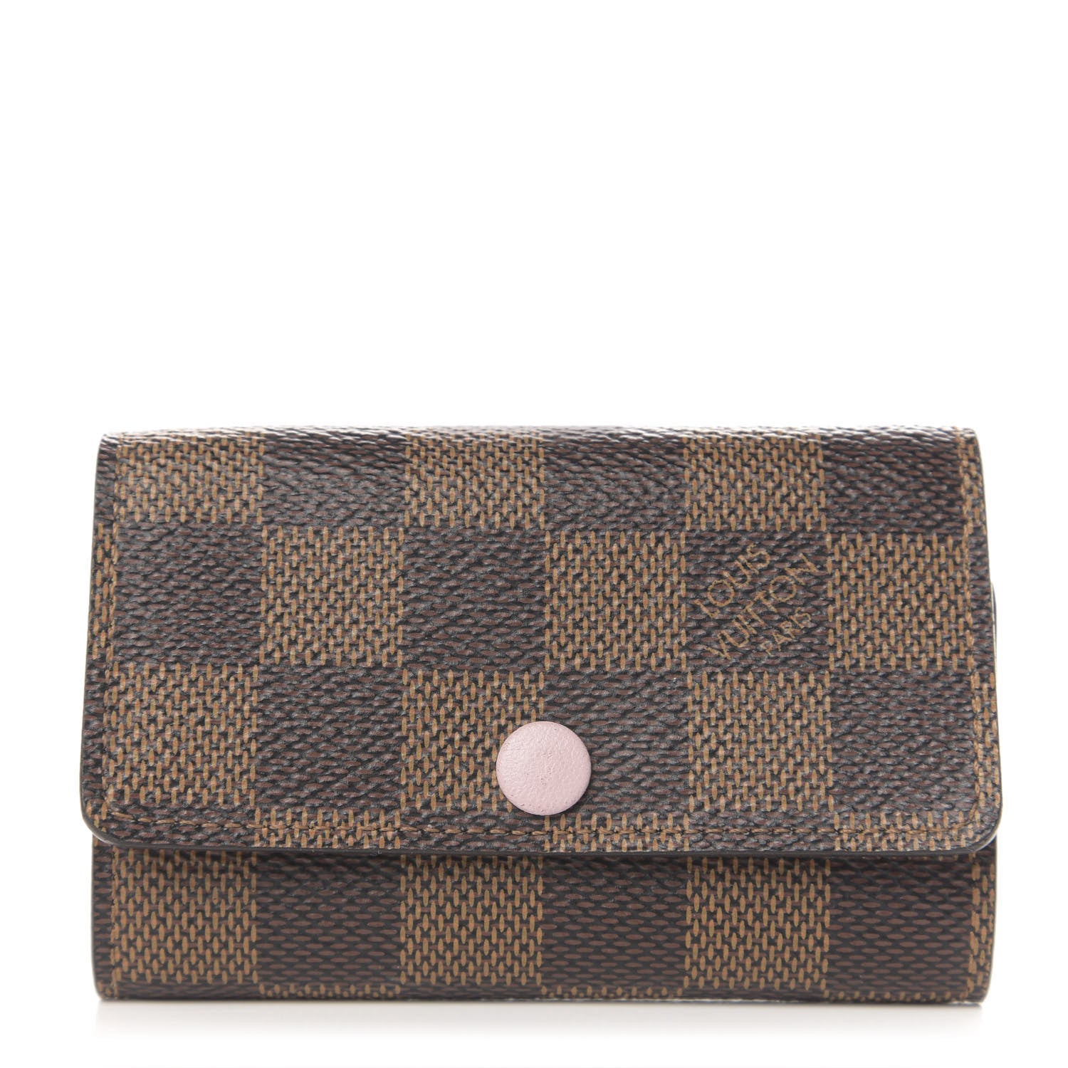 Louis Vuitton Damier Ebene Multicles 6 Key Holder Rose Ballerine 1 of 7