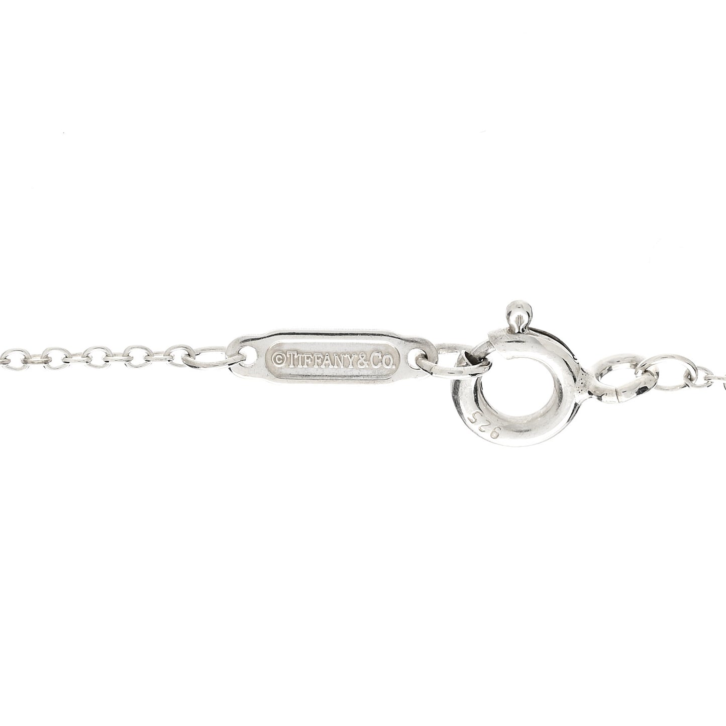 Sterling Silver 1837 Interlocking Circles Pendant Necklace