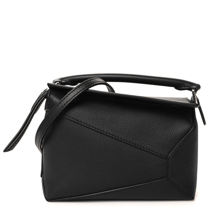 Loewe Calfskin Mini Puzzle Edge Bag Black 1 of 9