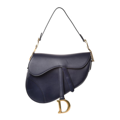 Christian Dior Calfskin Saddle Bag Indigo Blue 1 of 9