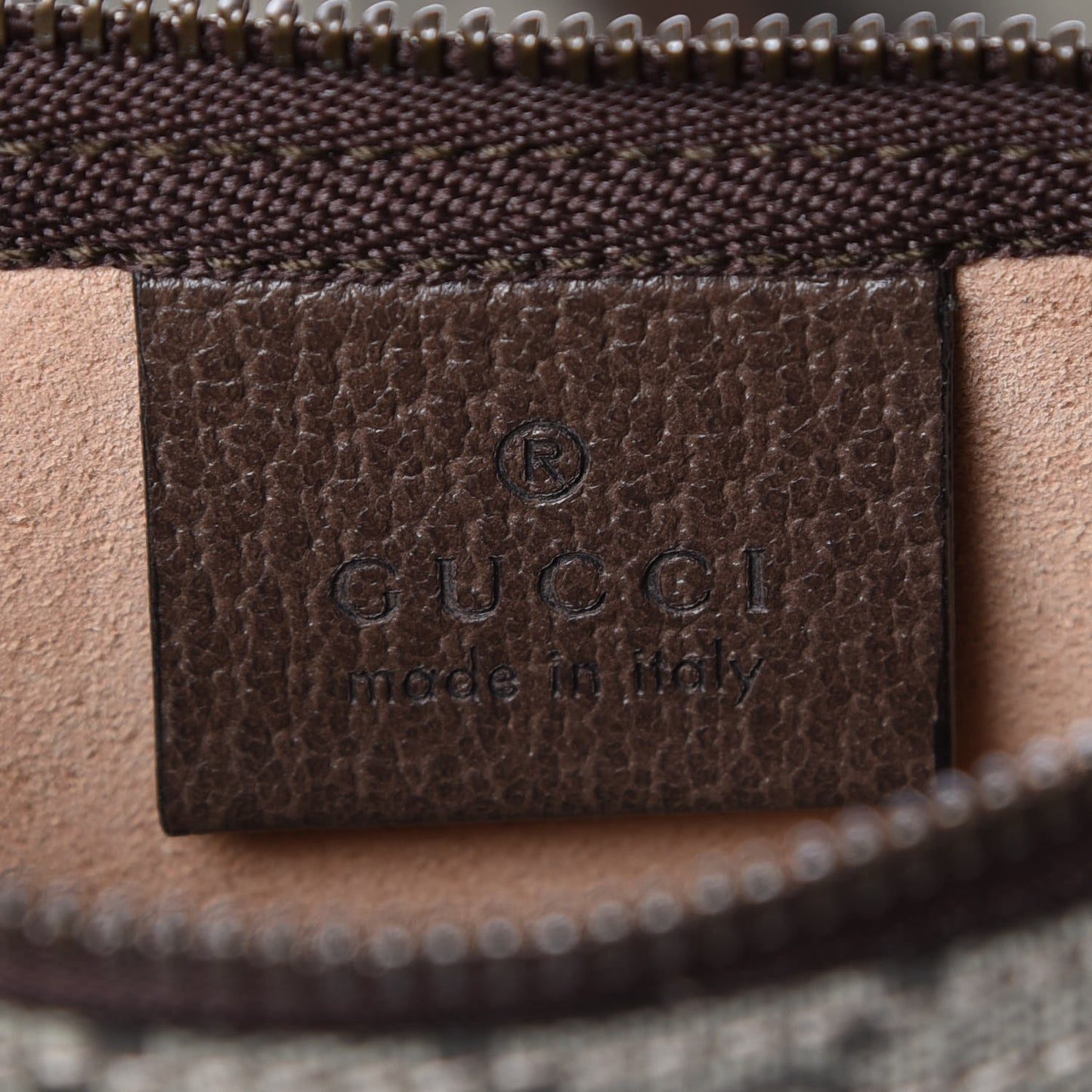 GG Supreme Monogram Web Ophidia Tote Brown