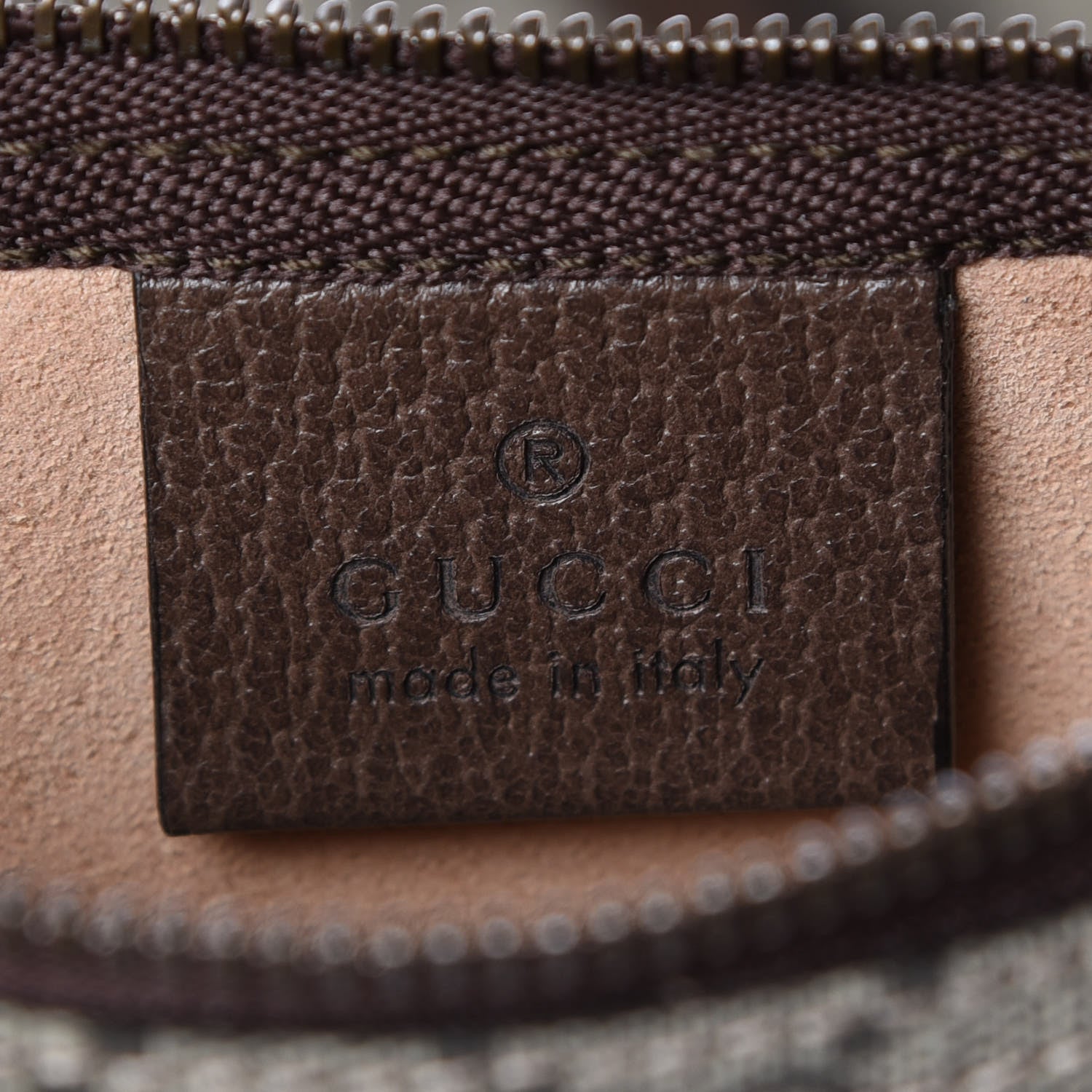 Gucci GG Supreme Monogram Web Ophidia Tote Brown 8 of 9