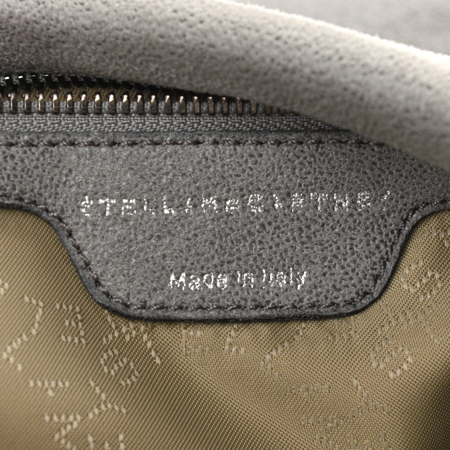 Shaggy Deer Falabella Fold Over Tote Grey