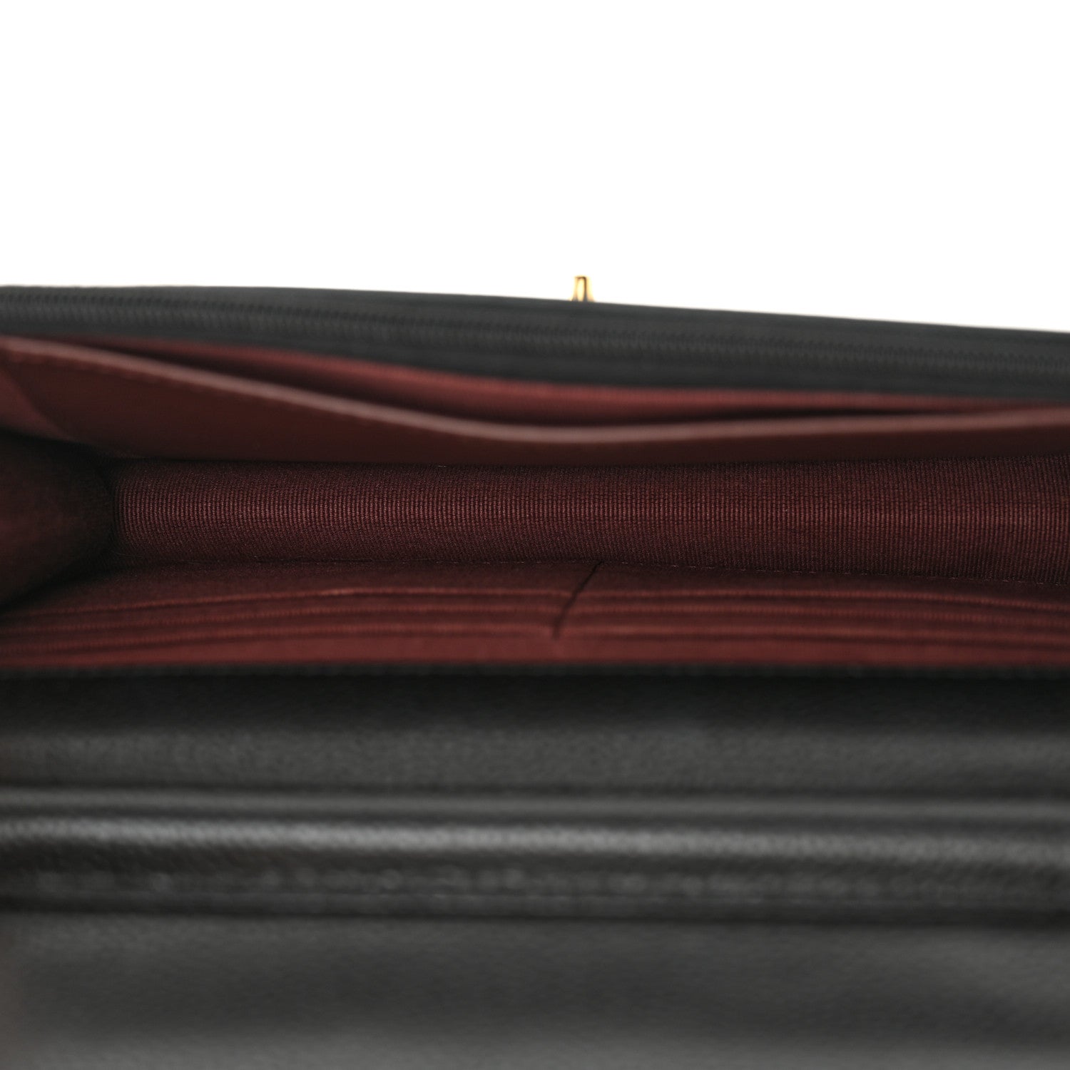 Chanel Caviar Quilted CC Turnlock Wallet On Chain WOC Black 5 of 13