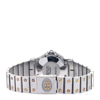 Cartier Stainless Steel 18K Yellow Gold 29mm Santos Octagon Automatic Watch 3 of 4