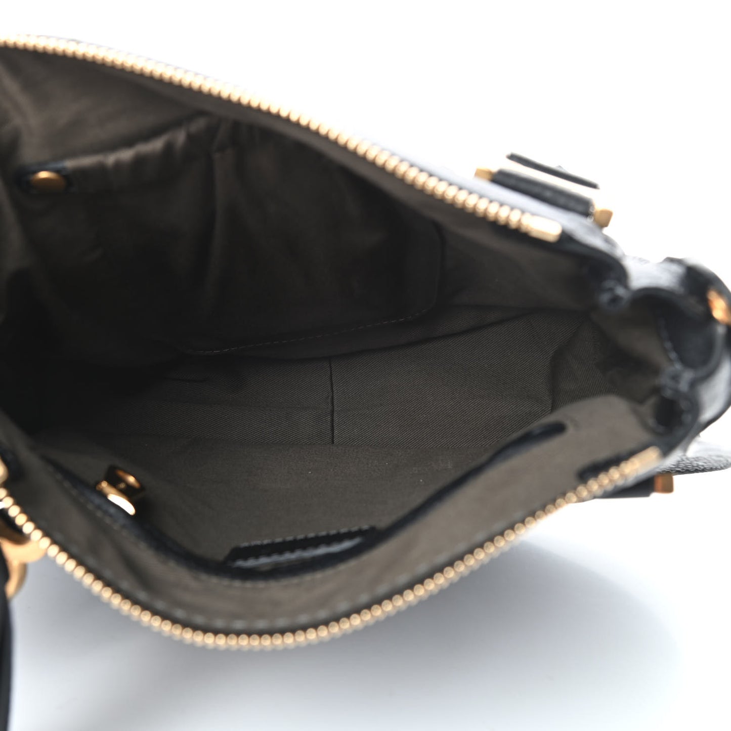 Calfskin Small Marcie Satchel Black