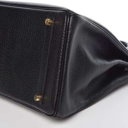 Hermes Chevre de Coromandel Birkin 35 Black 34 of 35
