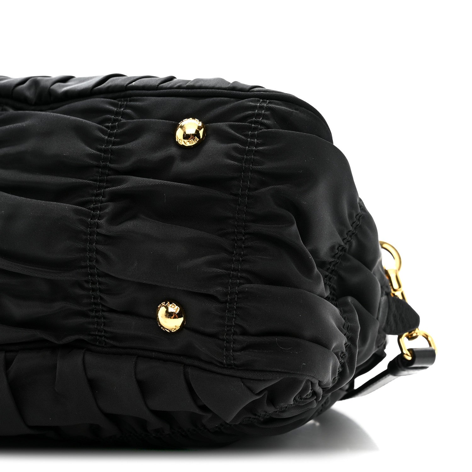 Prada Tessuto Nylon Gaufre Tote Black 10 of 15
