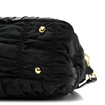 Prada Tessuto Nylon Gaufre Tote Black 10 of 15