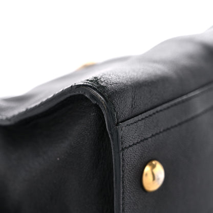 Saint Laurent Sheepskin Small Cabas ChYc Black 9 of 20