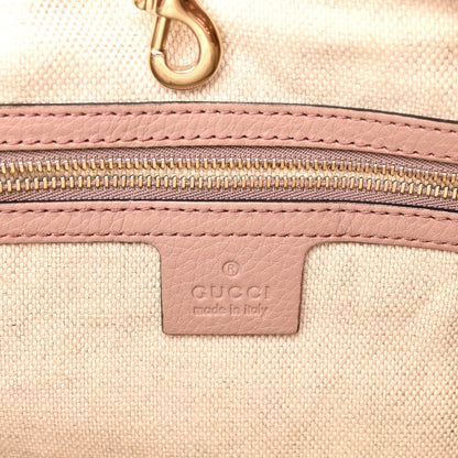 Gucci Pebbled Calfskin Medium Soho Chain Shoulder Bag Dark Cipria 6 of 11