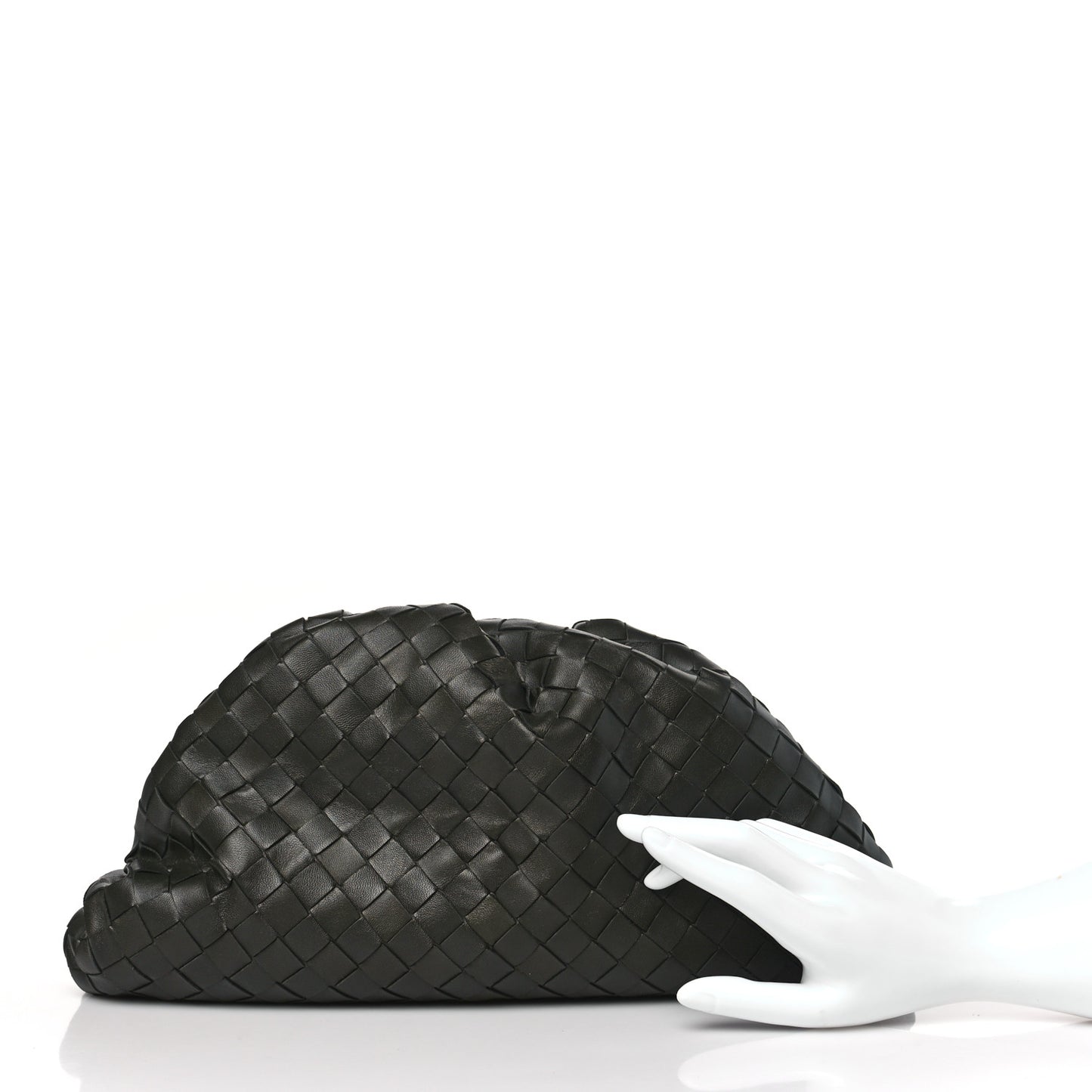 Nappa Maxi Intrecciato The Pouch Oversized Clutch Camping