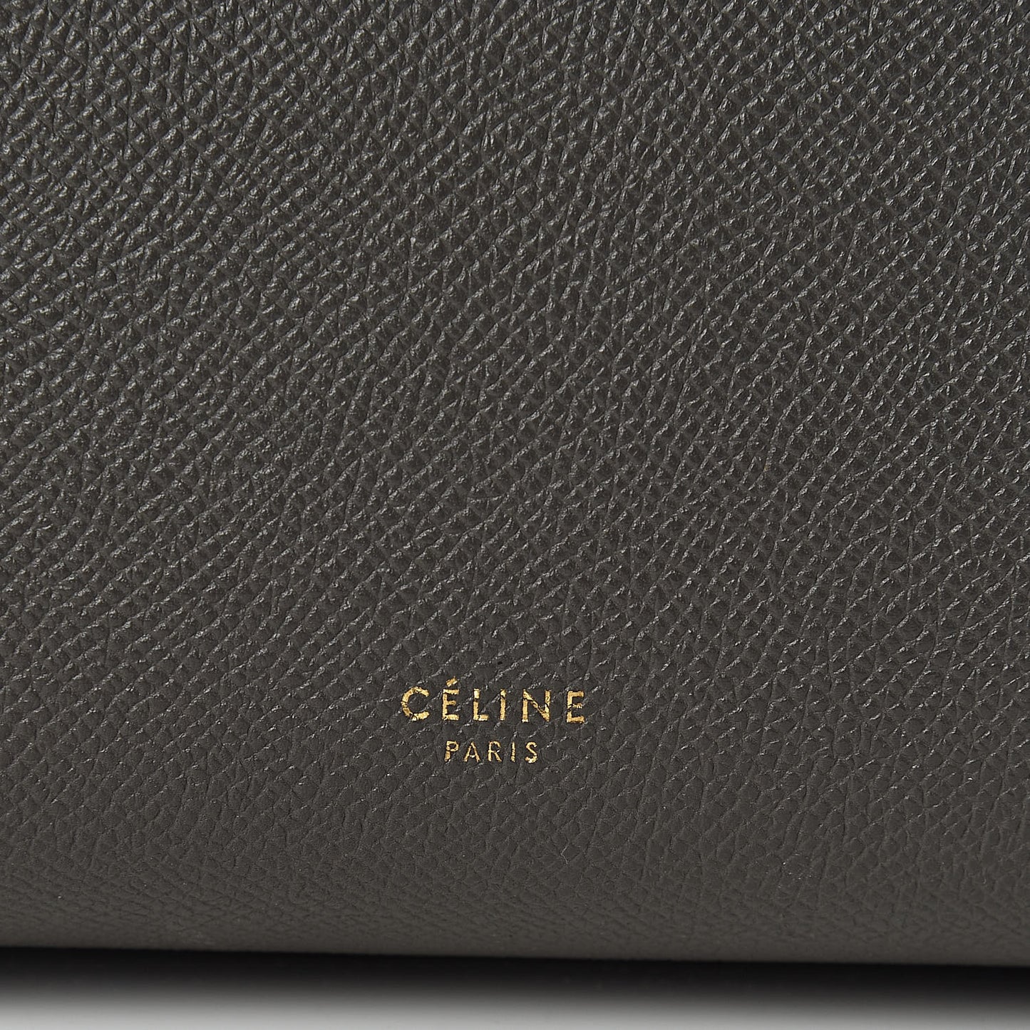 Baby Grained Calfskin Micro Belt Bag Grey
