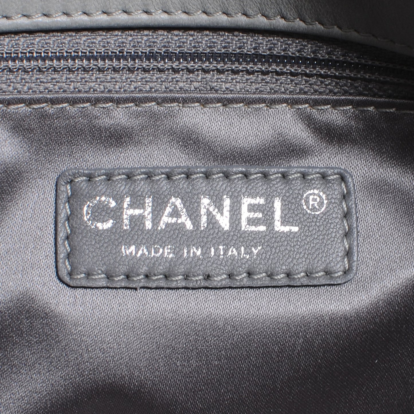 Lambskin Maxi Quilted 3 Flap Bag Grey