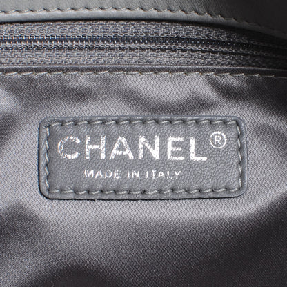 Chanel Lambskin Maxi Quilted 3 Flap Bag Grey 6 of 7