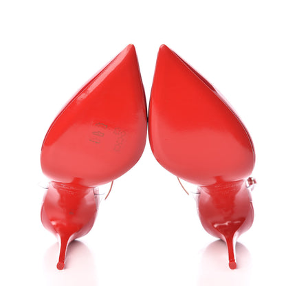 Christian Louboutin Patent PVC Cupidetta 100 Pumps 36 Loubi Transparent 5 of 8