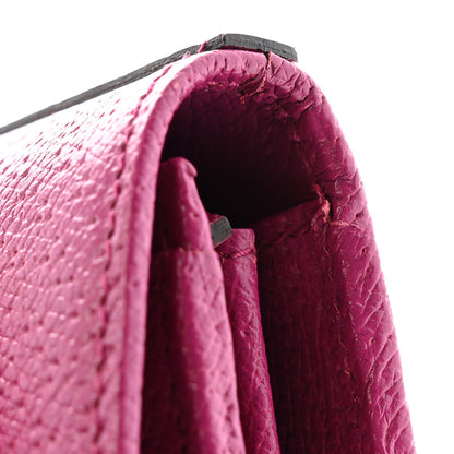 Gucci Calfskin GG Monogram Continental Wallet Beige Fuchsia 9 of 11