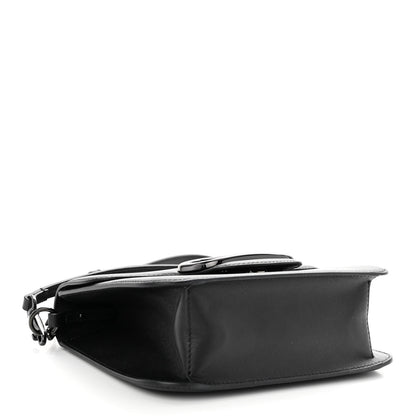 Valentino Garavani Calfskin Monochrome VLogo Loco Flap Shoulder Bag Black 4 of 10