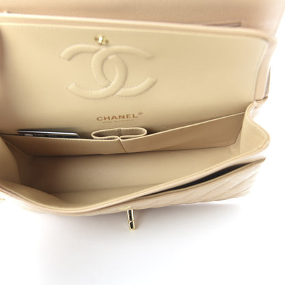 Chanel Caviar Quilted Medium Double Flap Beige Clair 5 of 10