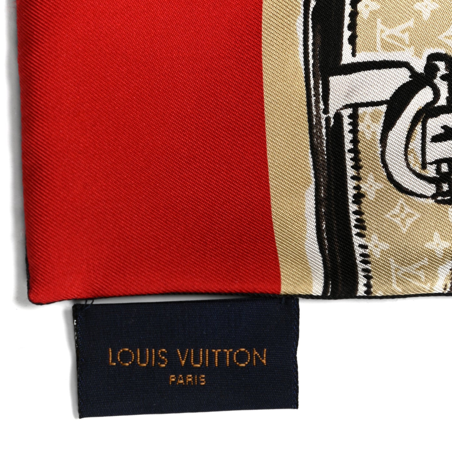 Silk Monogram Trunks Bandeau Brown