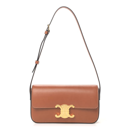Celine Natural Calfskin Triomphe Shoulder Bag Tan 1 of 6