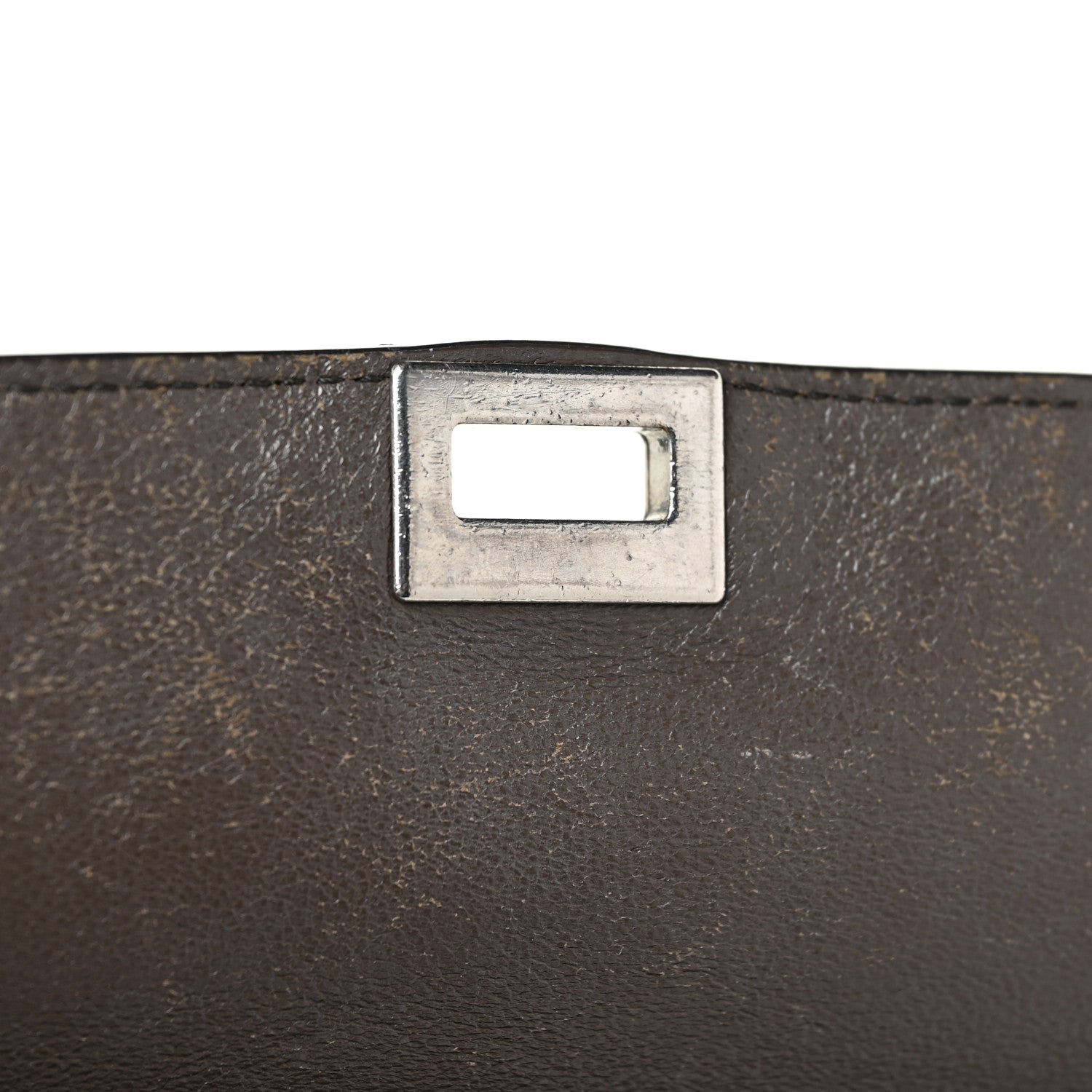 Celine Smooth Calfskin Suede Large Tri-Color Trapeze Brown 14 of 24